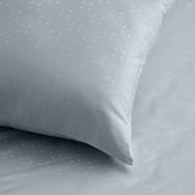 Arctic - 100% Cotton Dobby Collection King Flat Sheet  - Light Blue